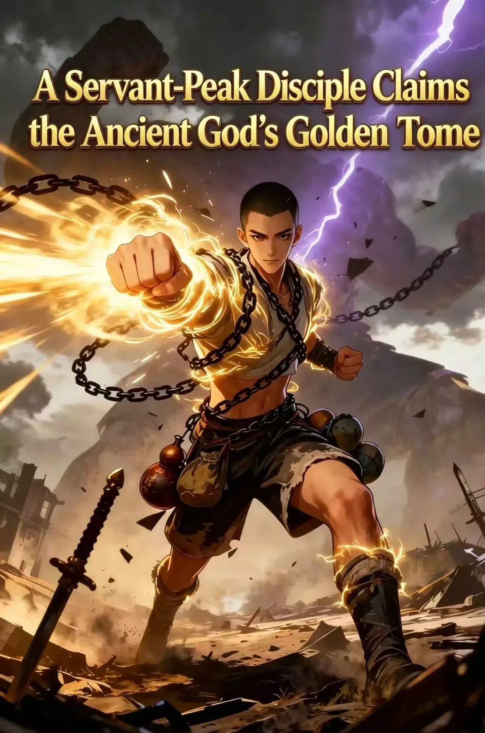 A Servant Peak Disciple Claims The Ancient God's Golden Tome poster